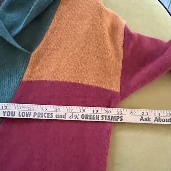 VTG Richard & Co Preppy Lambswool Angora Hooded Sweater Sz S Soft Luxe Lagom - Picture 6 of 7